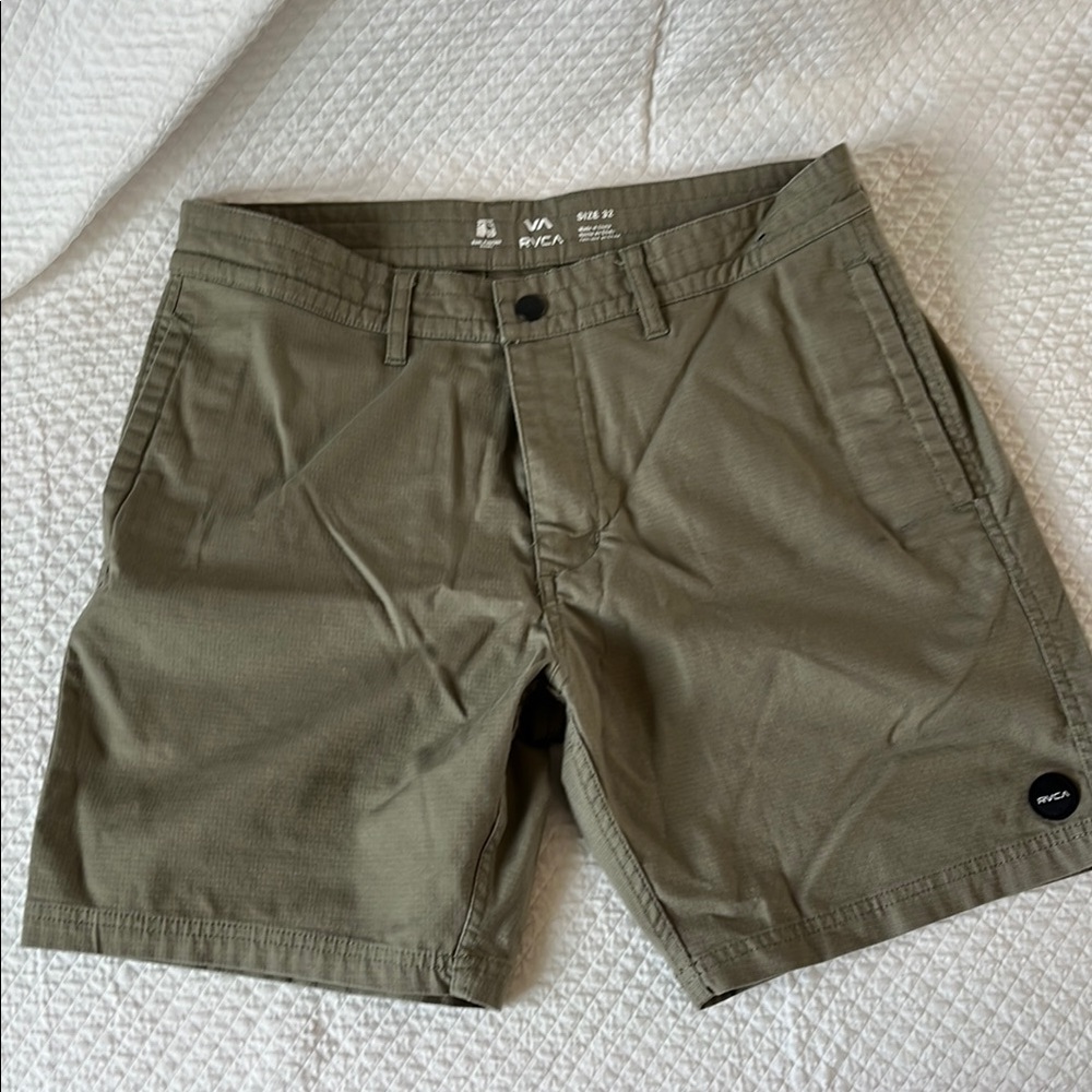 RVCA Men's Olive Shorts